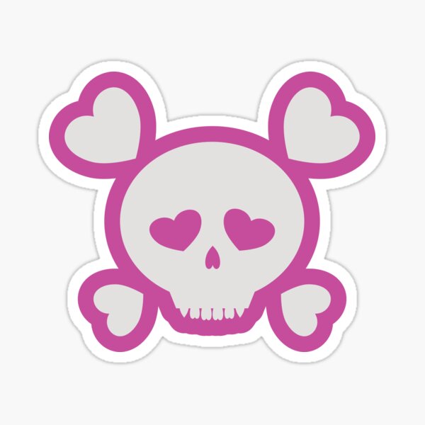 Skull love Sticker