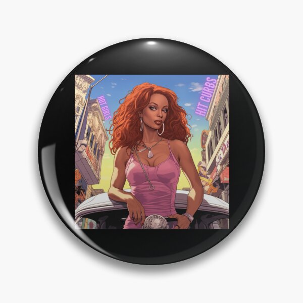 Item preview, Hot Girls Hit Curbs designed and sold by Lab4YourStyle.