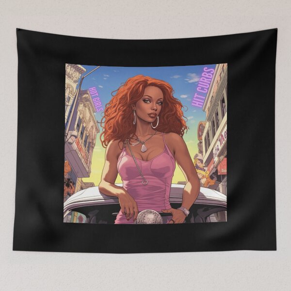 Item preview, Hot Girls Hit Curbs designed and sold by Lab4YourStyle.
