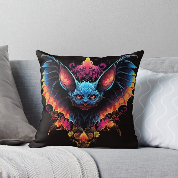 Item preview, Bat Psychedelic Portrait designed and sold by TrippyMindArt.