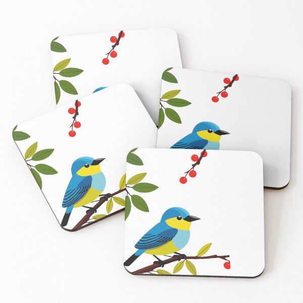 Item preview, Beautiful bird seating on the branch designed and sold by Chirayu1111.