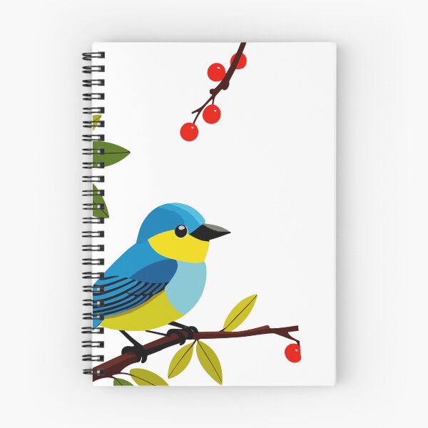 Item preview, Beautiful bird seating on the branch designed and sold by Chirayu1111.