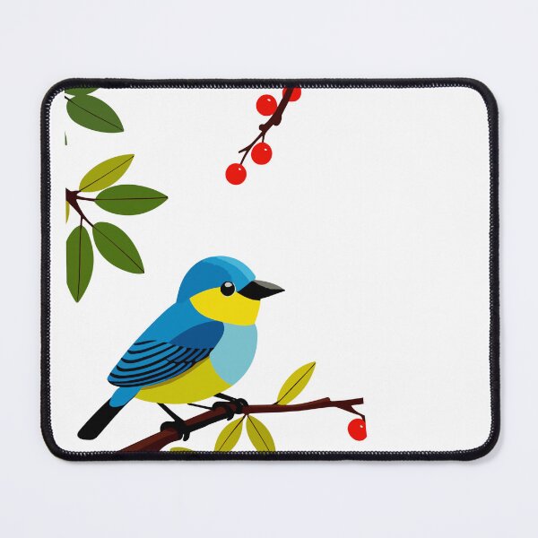 Item preview, Beautiful bird seating on the branch designed and sold by Chirayu1111.