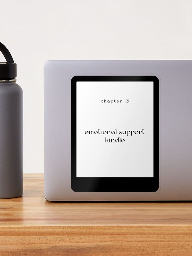 Emotional Support Kindle Sticker for Sale by SueAnne99