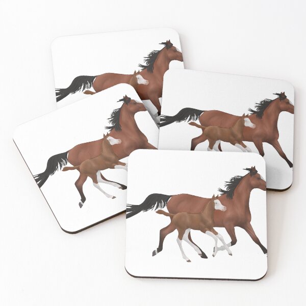 Item preview, Arabian Mare and Foal designed and sold by and-then-some.