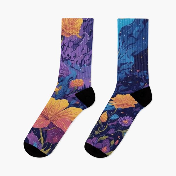 Item preview, Dreamy Flower Night Sky designed and sold by MYSLc.