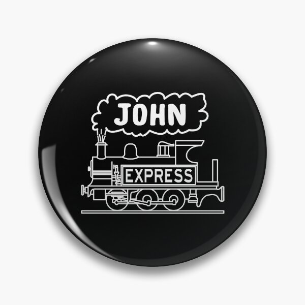 Item preview, John Boys Name Steam Train Locomotive designed and sold by Maljonic.
