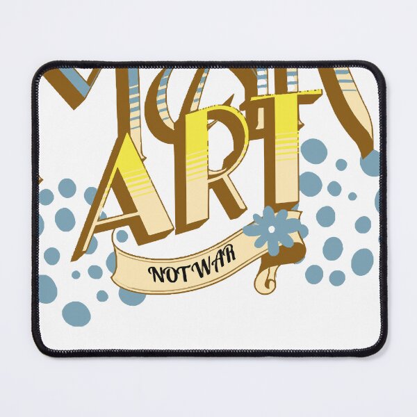 Item preview, MAKE ART NOT WAR  designed and sold by hudsonvarga.