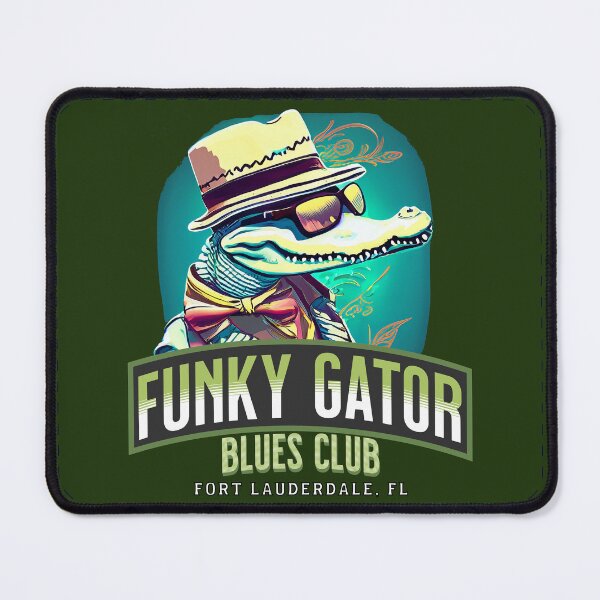 Item preview, Funky Gator Blues Club designed and sold by Nomadic Spirit Studios.
