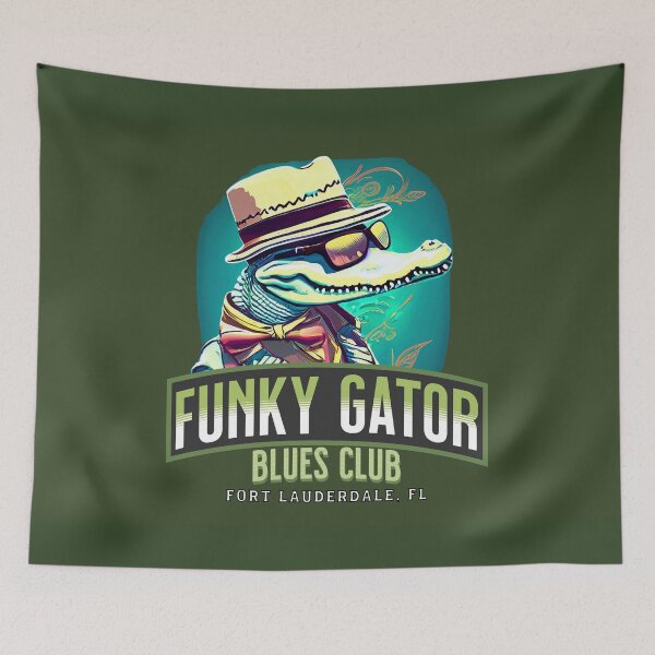 Item preview, Funky Gator Blues Club designed and sold by Nomadic Spirit Studios.