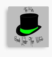 Top Hat Canvas Print