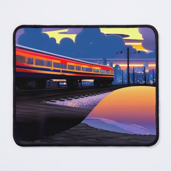 Item preview, Japan Train Subway Sunset Fantasy designed and sold by diamondmilk.