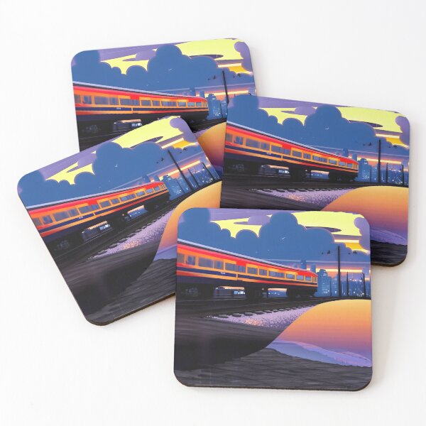 Item preview, Japan Train Subway Sunset Fantasy designed and sold by diamondmilk.