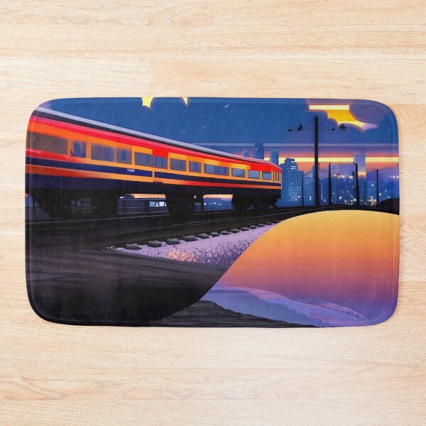 Item preview, Japan Train Subway Sunset Fantasy designed and sold by diamondmilk.