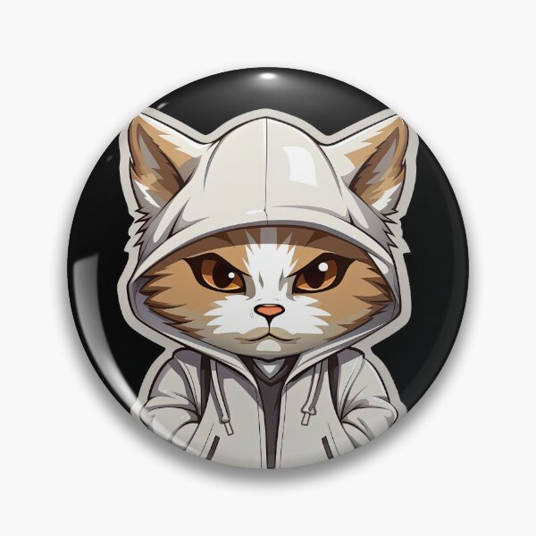 Aperçu de l'œuvre Cool Lynx dans des vêtements décontractés créée et vendue par Sidewayanimals.