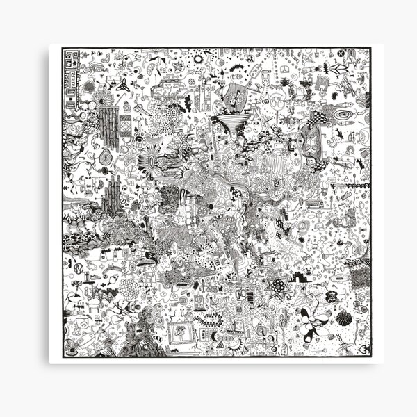 when you go round a corner and fall into a bin Canvas Print