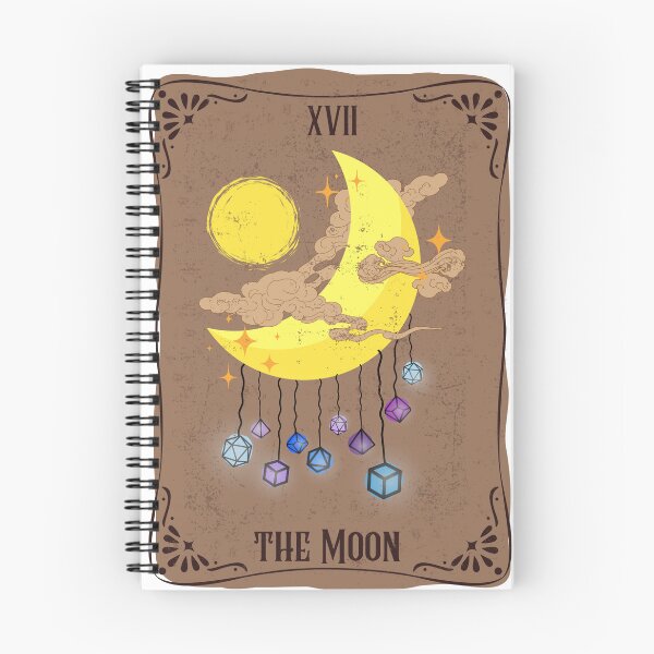 Item preview, The Moon Dice Tarot Card designed and sold by kella-bella21.