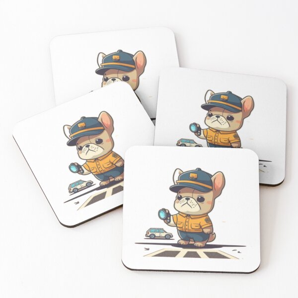 Item preview, Frenchie the Traffic Guard French Bulldog designed and sold by PetsEnough.
