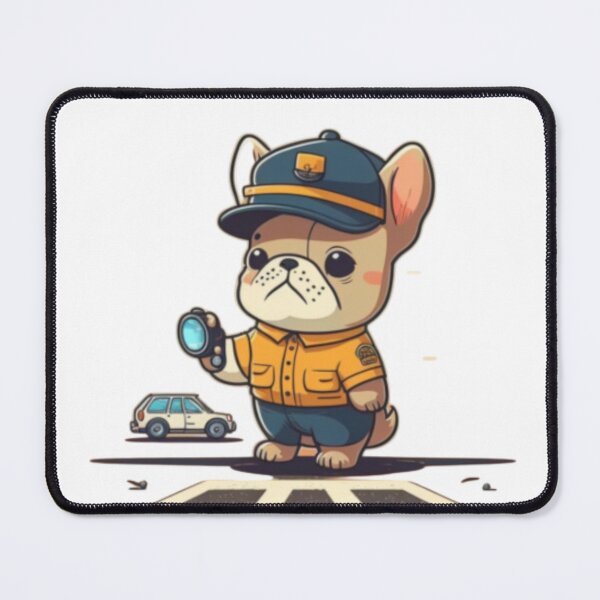 Item preview, Frenchie the Traffic Guard French Bulldog designed and sold by PetsEnough.