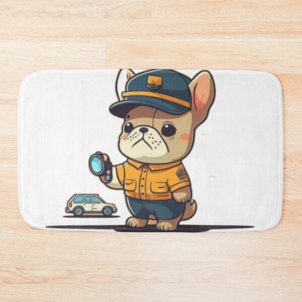 Item preview, Frenchie the Traffic Guard French Bulldog designed and sold by PetsEnough.