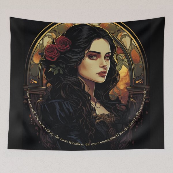 Item preview, “I care for myself. The more solitary, the more friendless, the more unsustained I am, the more I will respect myself.” designed and sold by Radiant-Art.