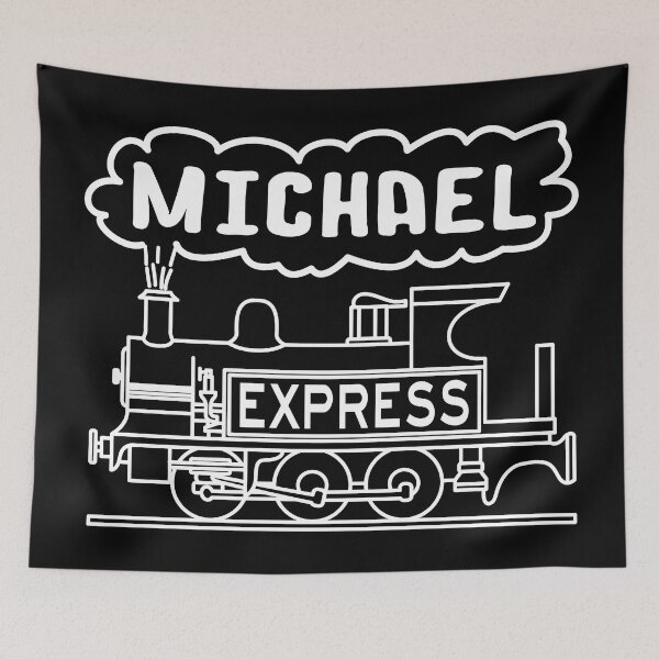 Item preview, Michael Boys Name Steam Train Locomotive designed and sold by Maljonic.