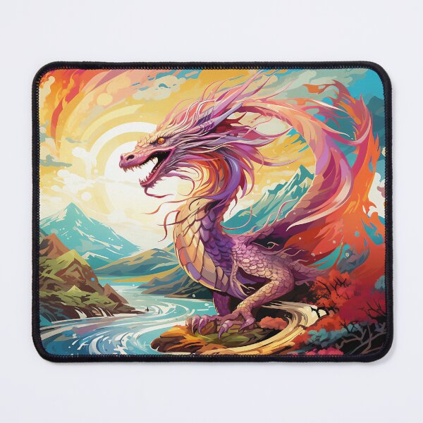 Item preview, Whimsical dragon  designed and sold by Wilderness Algorithm.