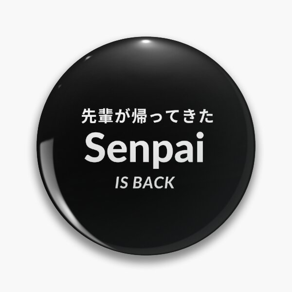 Item preview, Senpai Is Back Japanese otako style manga design designed and sold by taherlee11.
