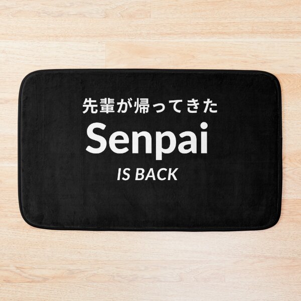 Item preview, Senpai Is Back Japanese otako style manga design designed and sold by taherlee11.