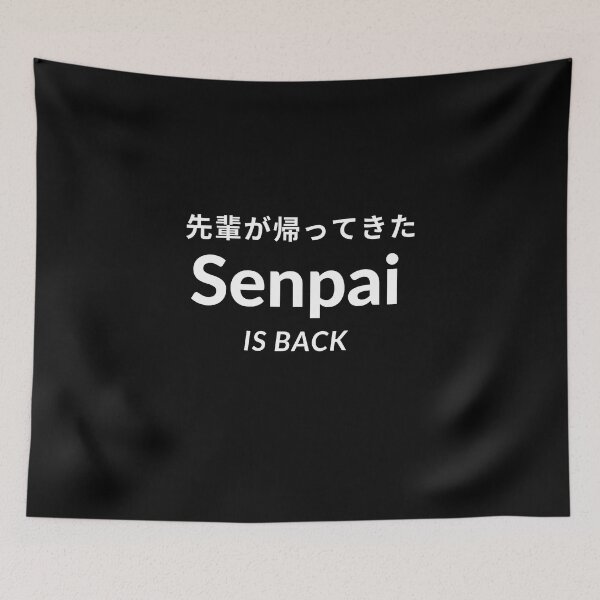 Item preview, Senpai Is Back Japanese otako style manga design designed and sold by taherlee11.