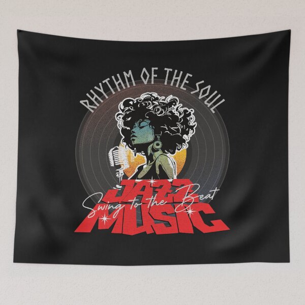 Item preview, Rhythm of the Soul Jazz Music - funny quotes designed and sold by VichallanStudio.