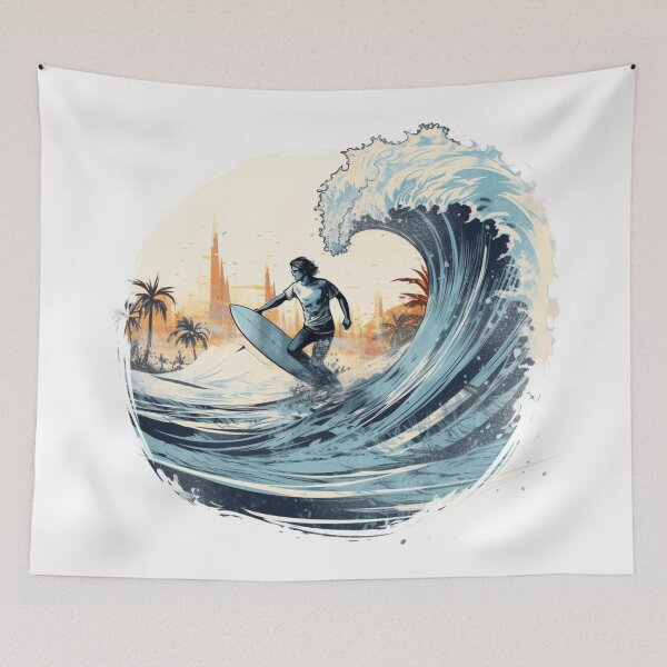 Item preview, Riding the Wave designed and sold by PrintDesignLab.