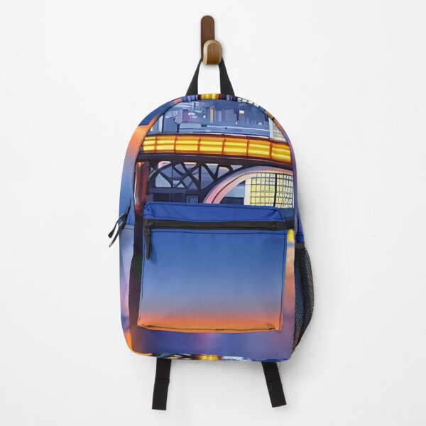 Item preview, Japan Train Bridge Sunset Fantasy designed and sold by diamondmilk.