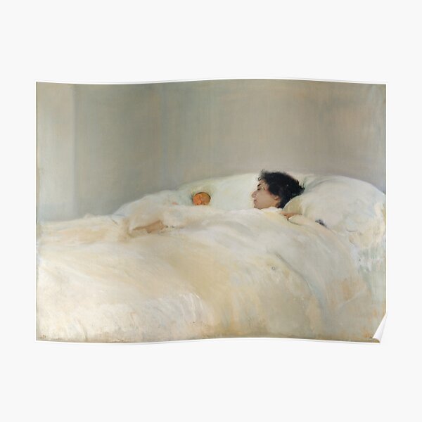 Mother by Joaquin Sorolla, 1895 Poster