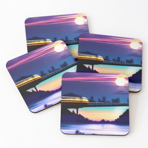Item preview, Japan Train Subway Sunset Fantasy designed and sold by diamondmilk.