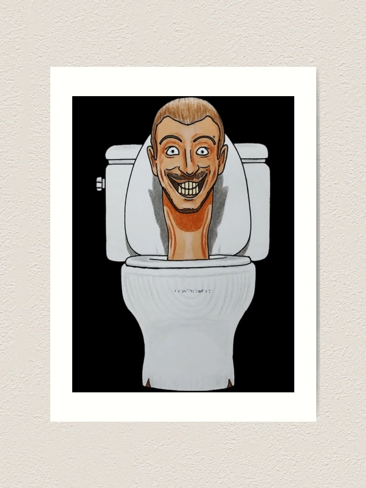 Skibidi toilet Funny Face 2 (1) Art Print for Sale by kiepcho5