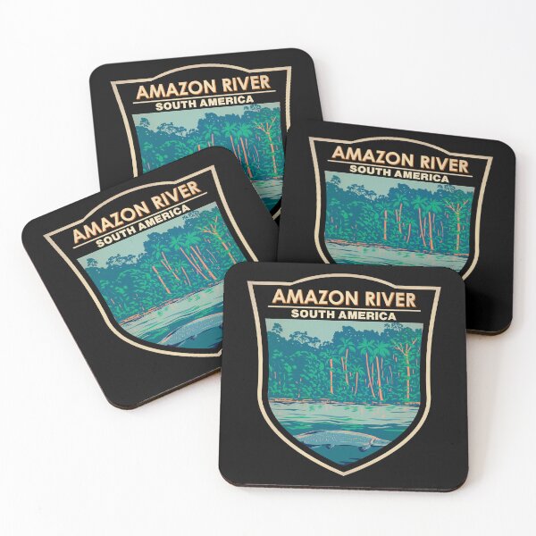 Item preview, Amazon River South America Badge designed and sold by KrisSidDesigns.