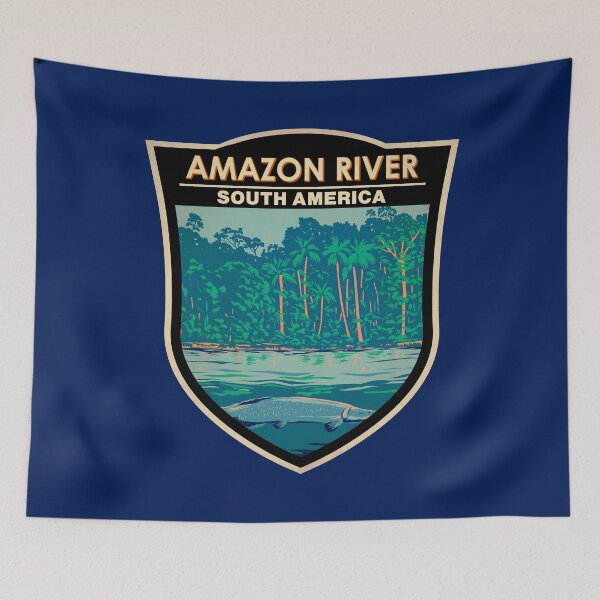 Item preview, Amazon River South America Badge designed and sold by KrisSidDesigns.