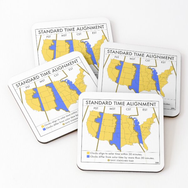 Item preview, United States Time Zone Alignment designed and sold by Save Standard Time.