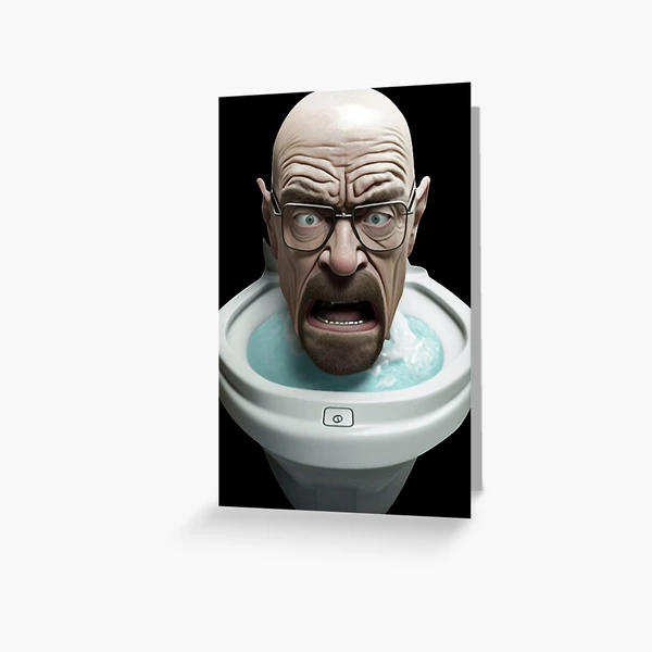 Skibidi toilet Funny Face  Art Print for Sale by kiepcho5