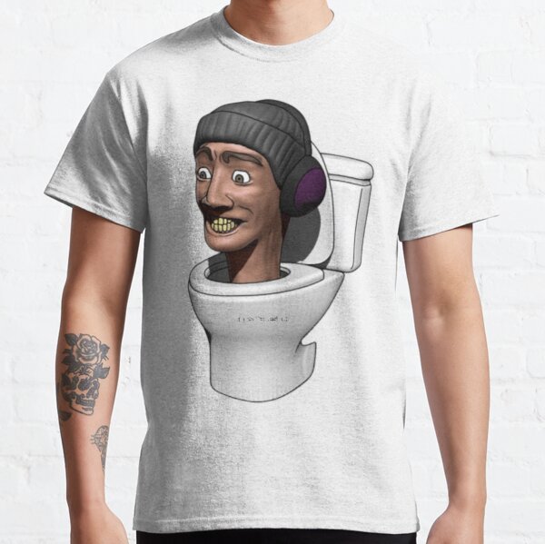 Skibidi toilet Funny Face | Art Board Print