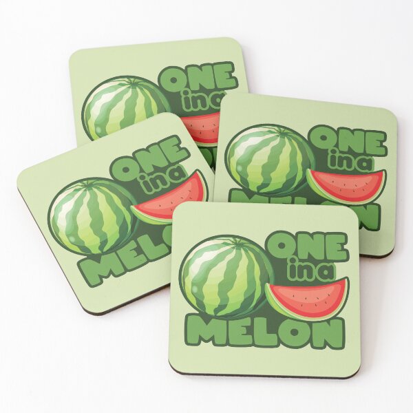 Item preview, One in a Melon - Cute Summer Fruit designed and sold by ZigerBlitz.