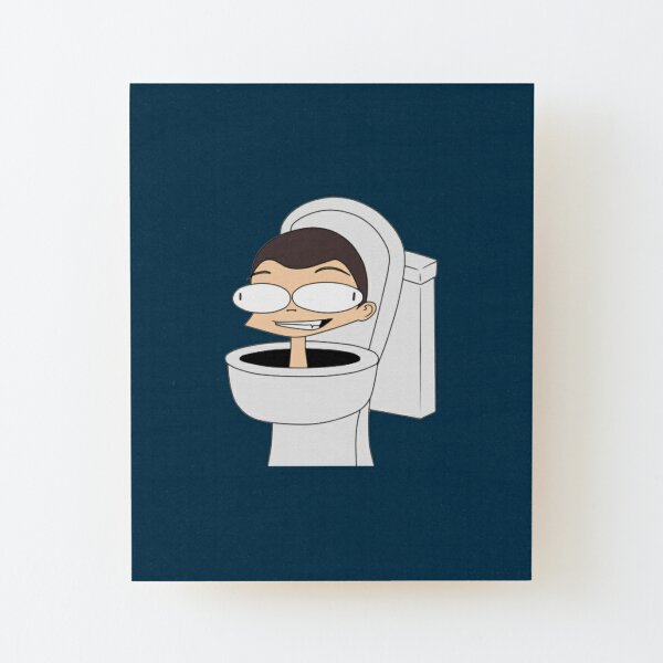Toilette Skibidi Funny Face 2 Mounted Print for Sale by kiepcho5