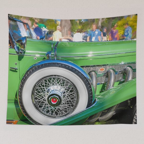Item preview, 1929 Green Duesenberg Model J Convertible X101 designed and sold by RichFrancoCars.