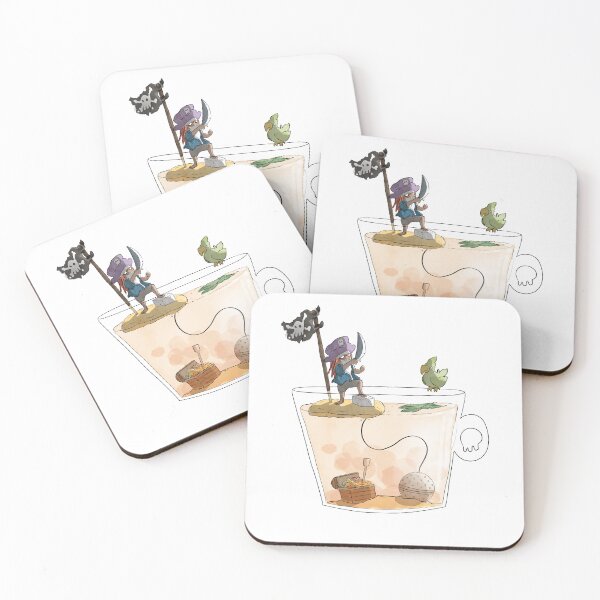 Item preview, pirate tea designed and sold by Novavidaart.