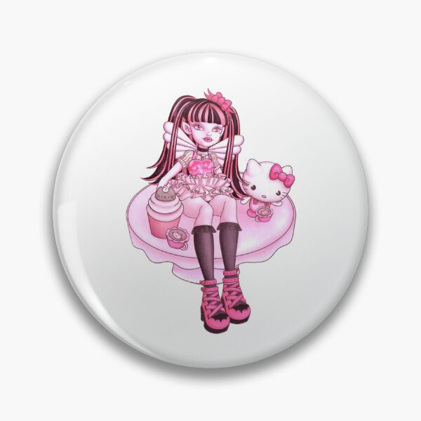 Item preview, Kawaii pastel goth vampire kitten tea time designed and sold by GeorgineButcher.