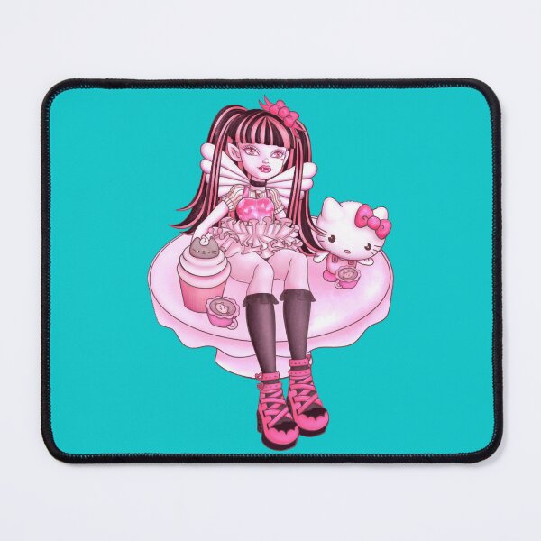 Item preview, Kawaii pastel goth vampire kitten tea time designed and sold by GeorgineButcher.
