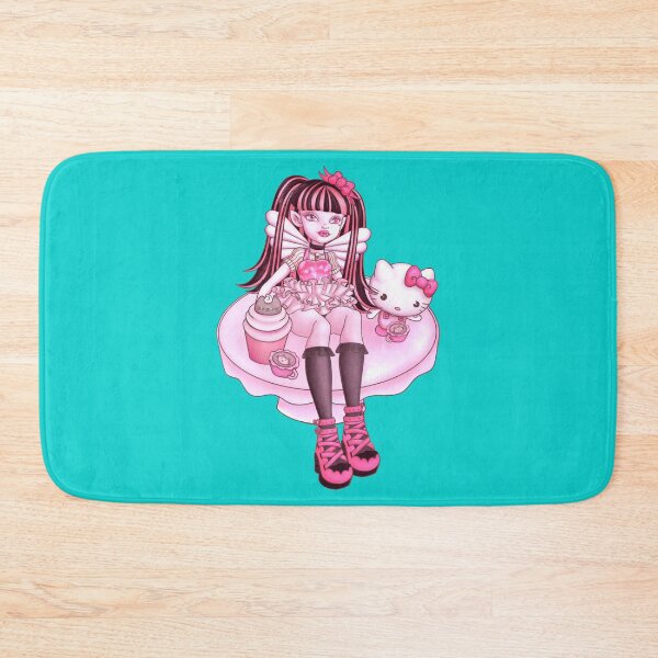 Item preview, Kawaii pastel goth vampire kitten tea time designed and sold by GeorgineButcher.