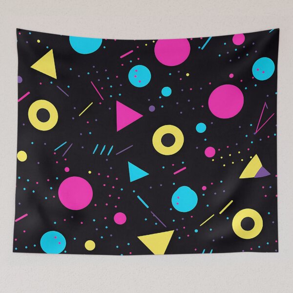 Item preview, 80s and 90s Nostalgia Pop Pattern designed and sold by AeonAcademy.