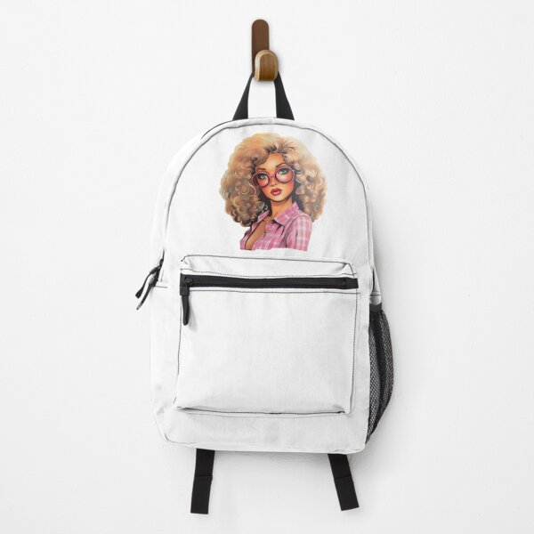 Item preview, 70's doll with blonde hair and pink glasses designed and sold by happydecals.